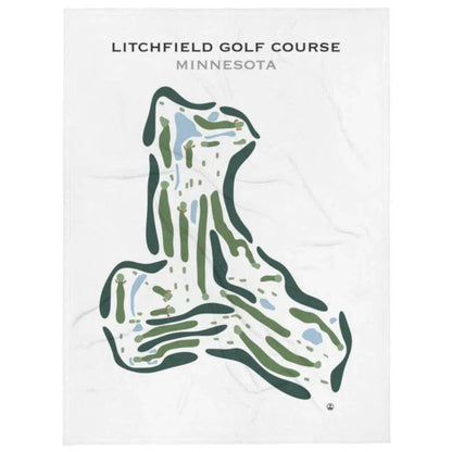 Litchfield Golf Course, Minnesota - Printed Golf Course