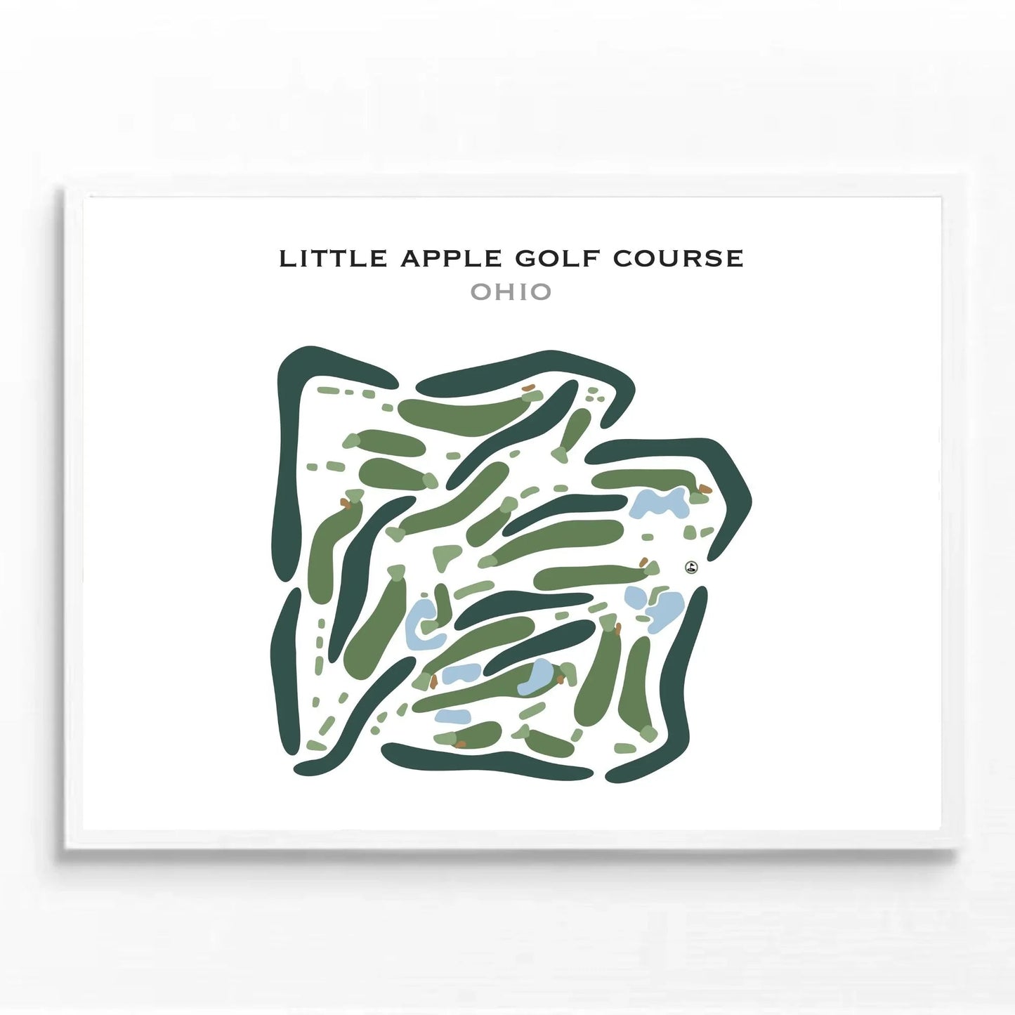 Little Apple Golf Course, Ohio - Printed Golf Courses