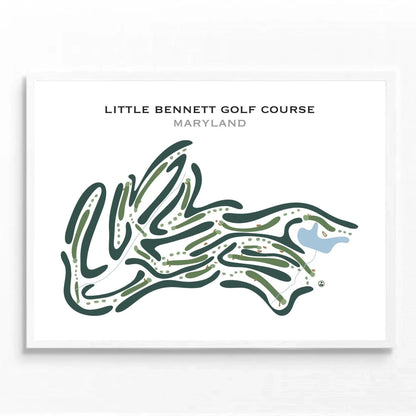 Little Bennett Golf Course, Maryland - Printed Golf Courses