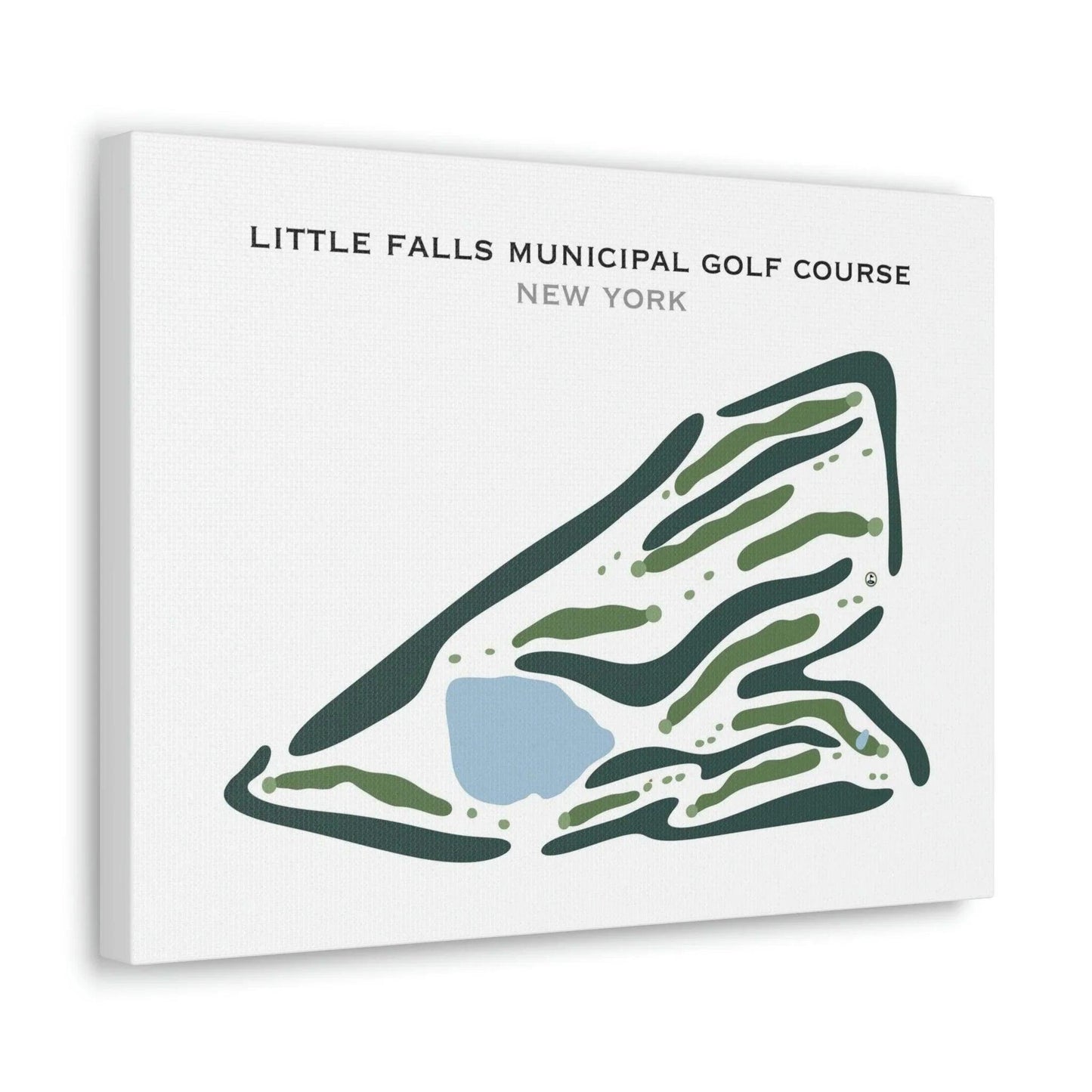 Little Falls Municipal Golf Course, New York - Printed Golf Courses