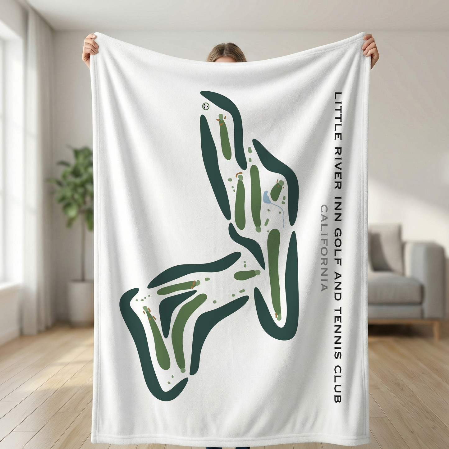 Little River Inn Golf & Tennis Club, California - Printed Golf Courses
