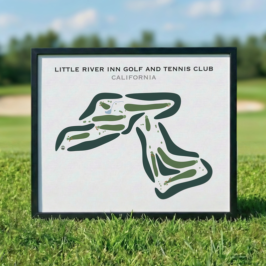 Little River Inn Golf & Tennis Club, California - Printed Golf Courses