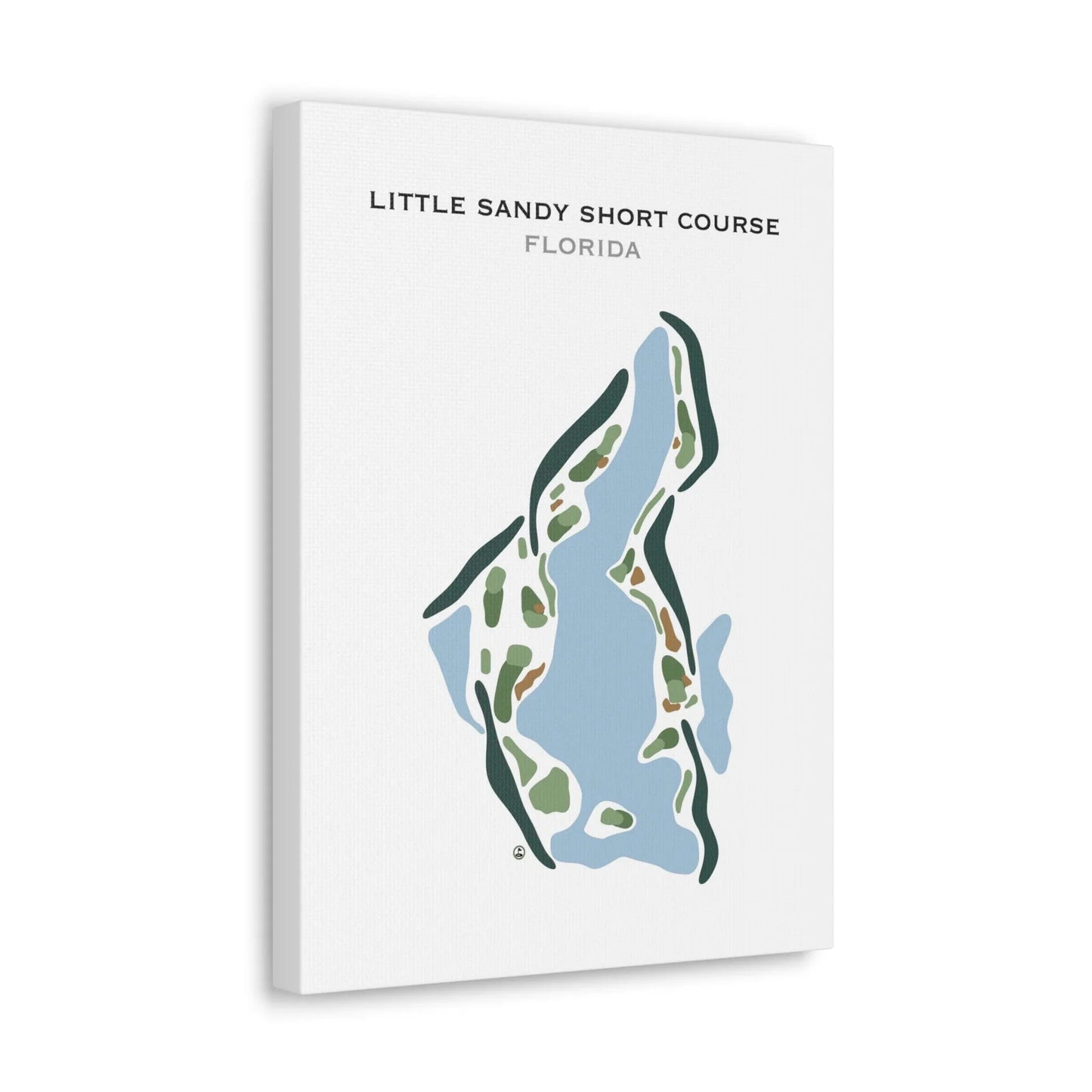 Little Sandy Short Course, Florida - Printed Golf Courses
