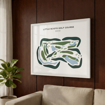 Little Scioto Golf Course, Ohio - Printed Golf Courses