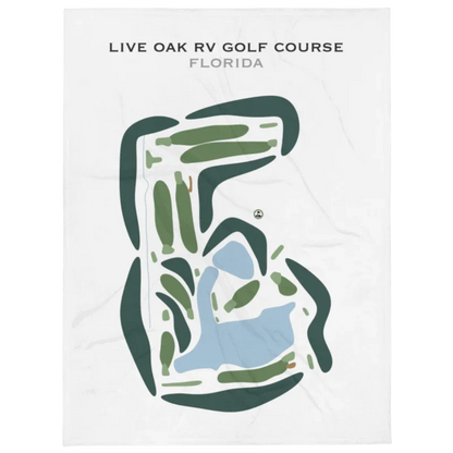 Live Oak RV Golf Course, Florida - Printed Golf Courses
