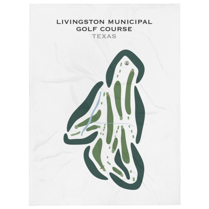 Livingston Municipal Golf Course, Texas - Printed Golf Courses