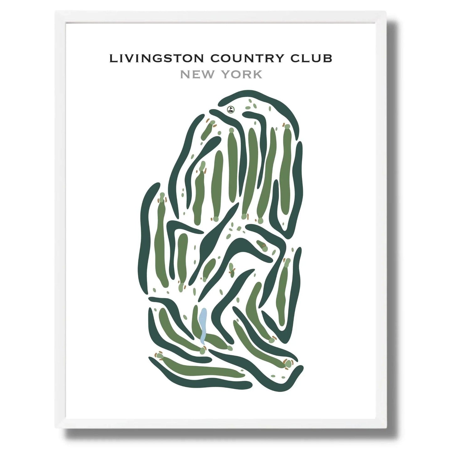 Livingston Country Club, New York - Printed Golf Courses