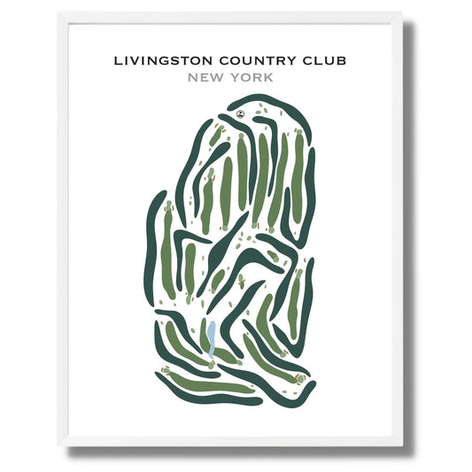 Livingston Country Club, New York - Printed Golf Courses