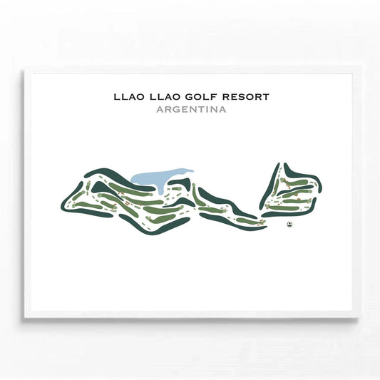 Llao Llao Golf Resort, Argentina - Printed Golf Course