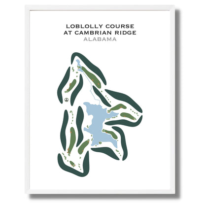 Loblolly Course at Cambrian Ridge, Alabama - Printed Golf Courses