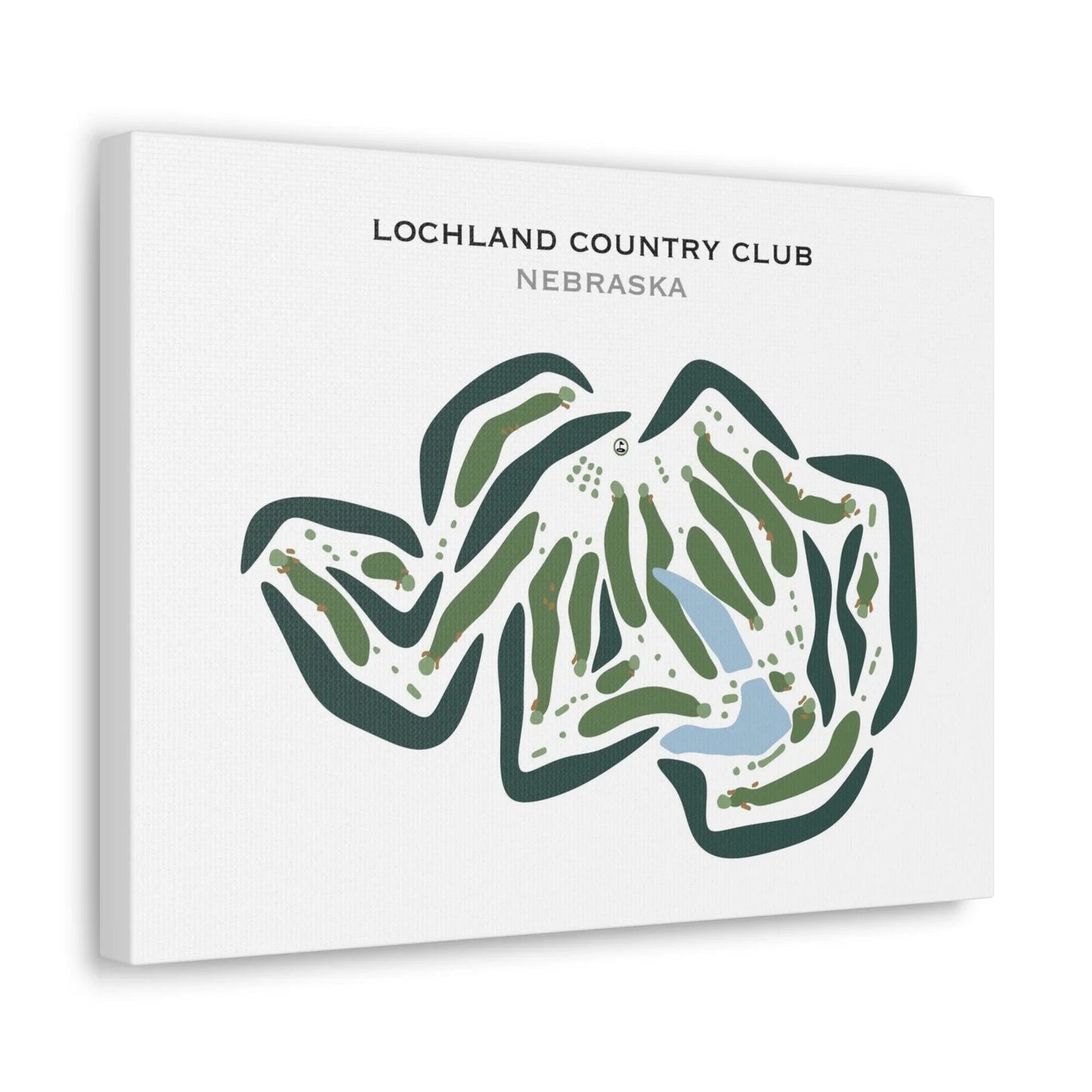 Lochland Country Club, Nebraska - Printed Golf Courses