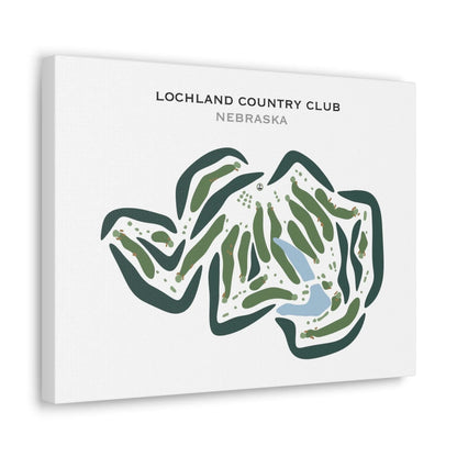 Lochland Country Club, Nebraska - Printed Golf Courses