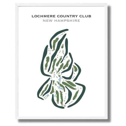 Lochmere Country Club, New Hampshire - Printed Golf Courses