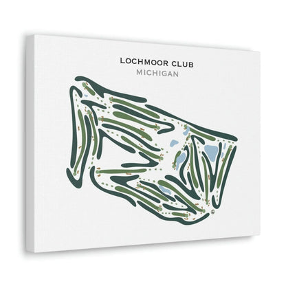 Lochmoor Club, Michigan - Printed Golf Courses
