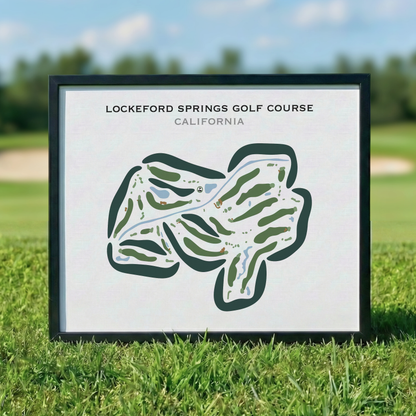 Lockeford Springs Golf Course, California - Printed Golf Courses