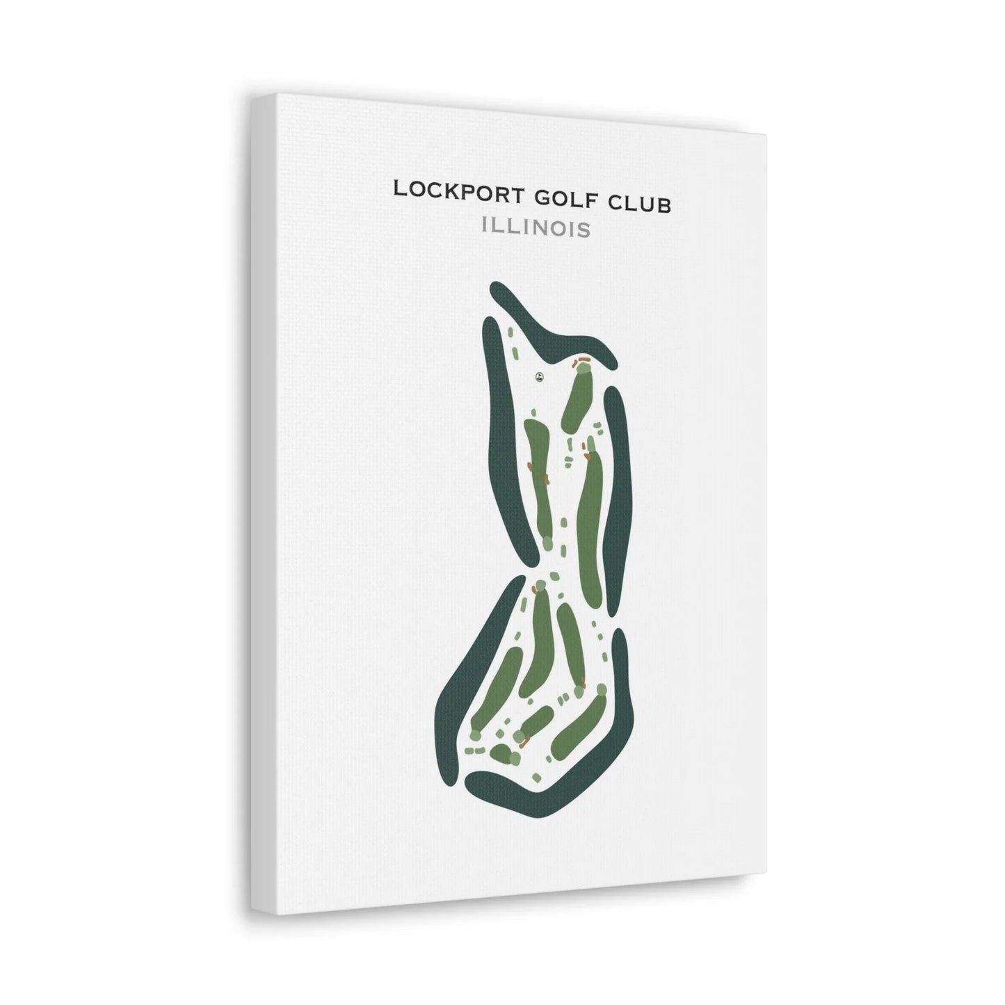 Lockport Golf Club, Illinois - Printed Golf Courses