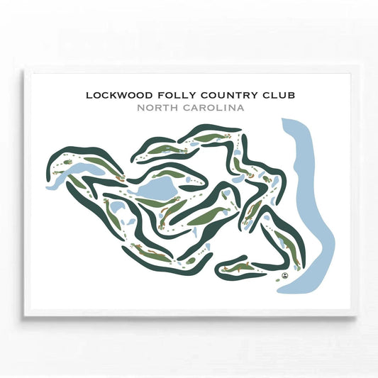 Lockwood Folly Country Club, North Carolina. - Printed Golf Courses