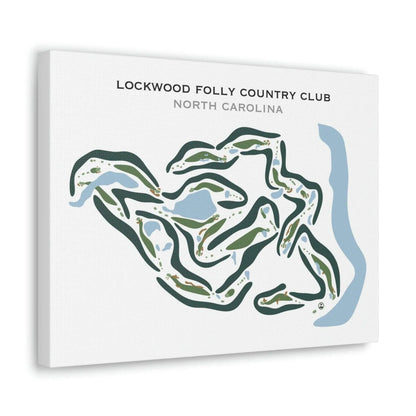 Lockwood Folly Country Club, North Carolina. - Printed Golf Courses