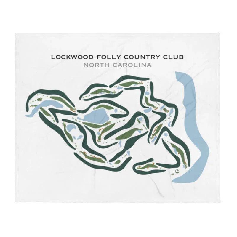 Lockwood Folly Country Club, North Carolina. - Printed Golf Courses