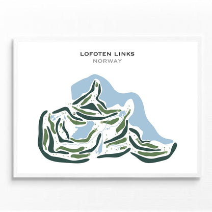 Lofoten Links, Norway - Printed Golf Courses