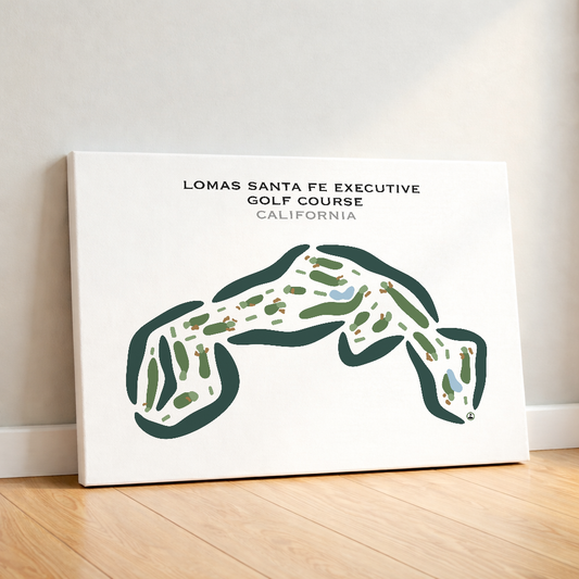 Lomas Santa Fe Executive Golf Course, California - Printed Golf Courses