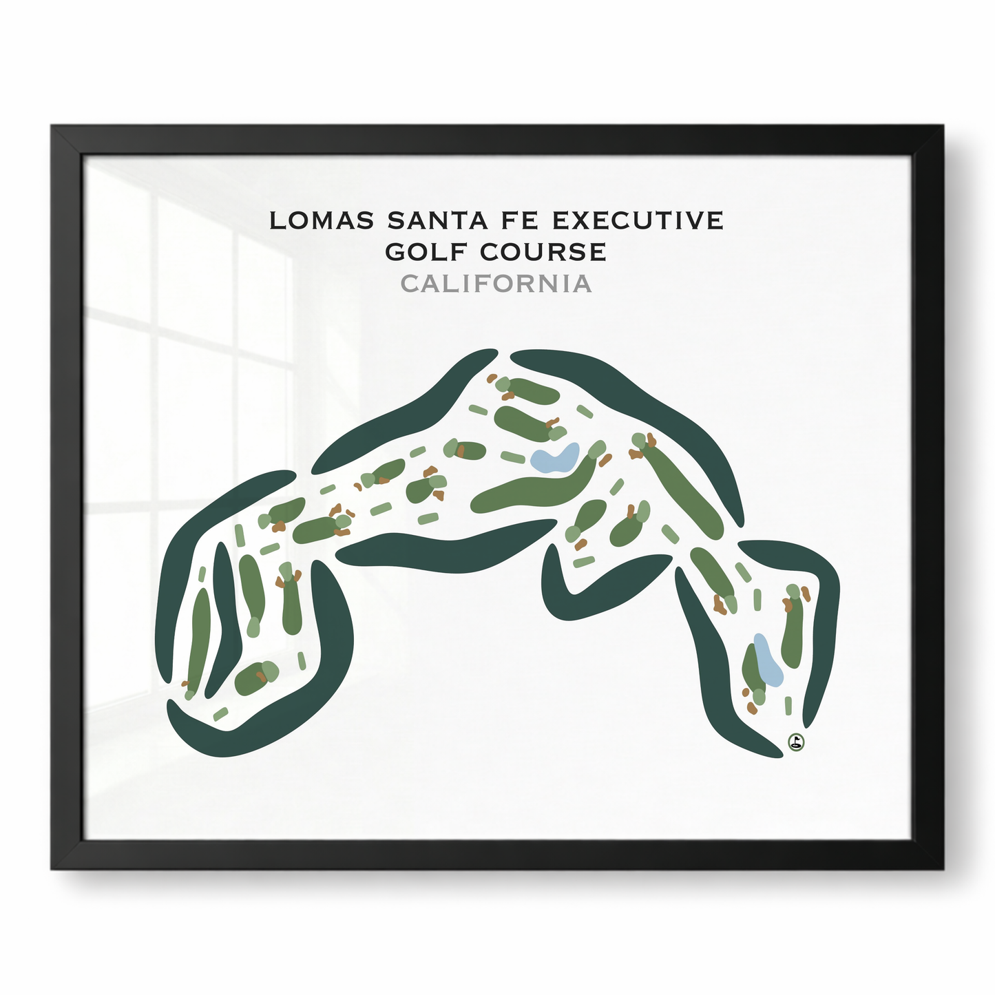 Lomas Santa Fe Executive Golf Course, California - Printed Golf Courses