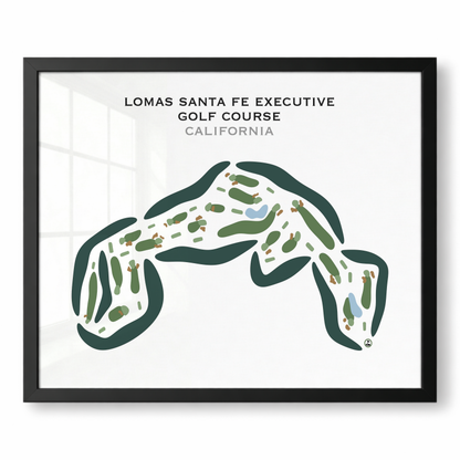 Lomas Santa Fe Executive Golf Course, California - Printed Golf Courses