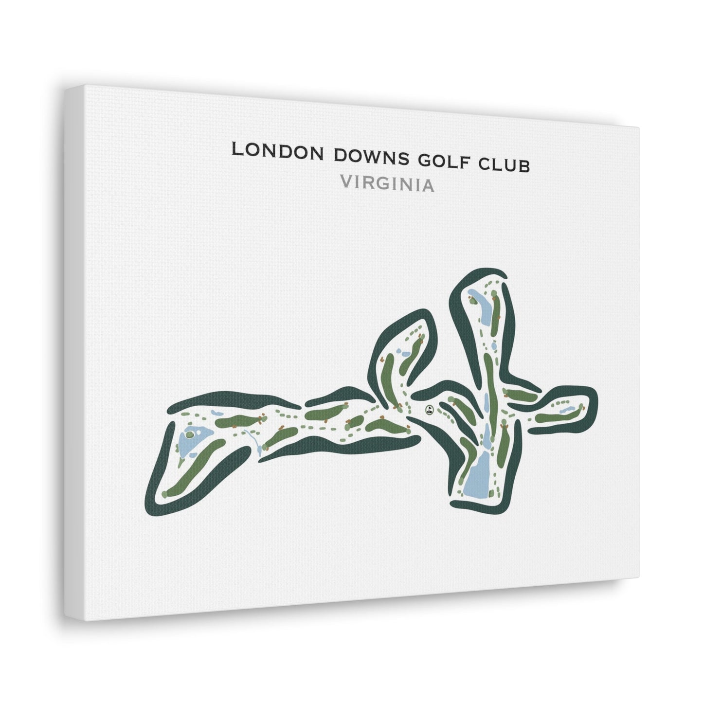 London Downs Golf Club, Virginia - Printed Golf Courses