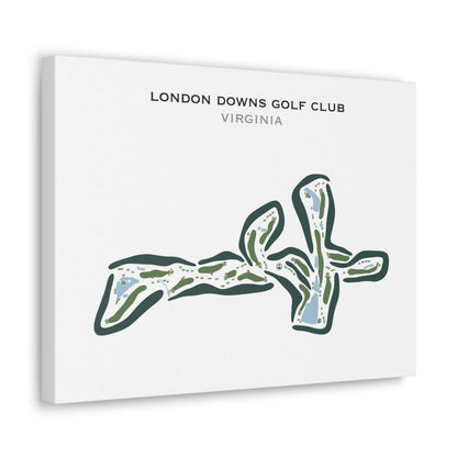 London Downs Golf Club, Virginia - Printed Golf Courses