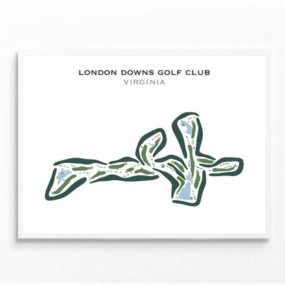 London Downs Golf Club, Virginia - Printed Golf Courses