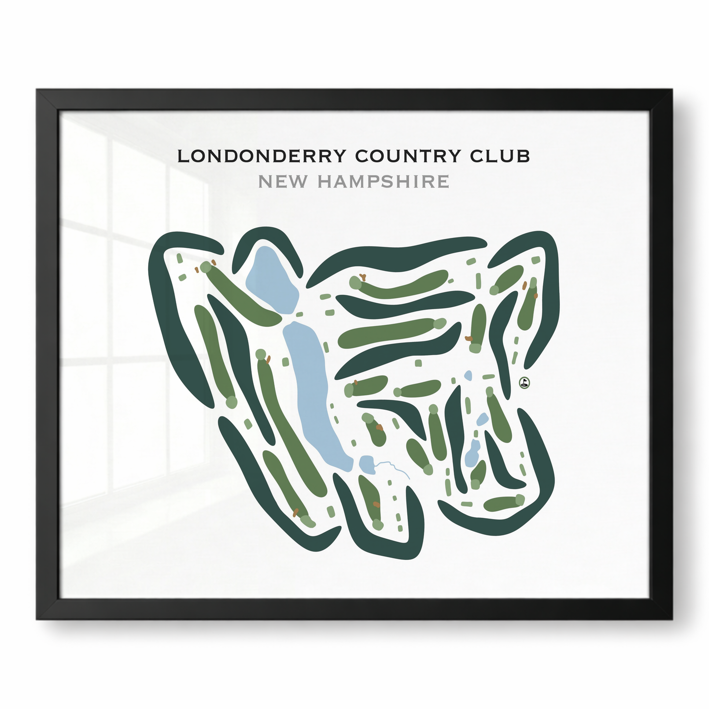 Londonderry Country Club, New Hampshire - Printed Golf Courses