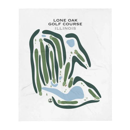 Lone Oak Golf Course, Illinois - Printed Golf Courses