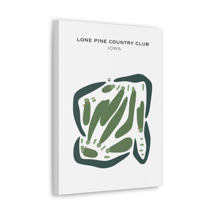 Lone Pine Country Club, Iowa - Printed Golf Courses