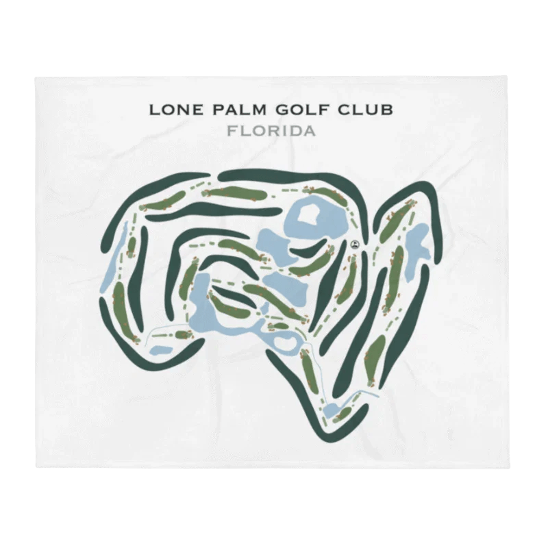 Lone Palm Golf Club, Florida - Printed Golf Courses