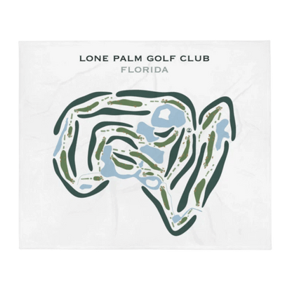 Lone Palm Golf Club, Florida - Printed Golf Courses
