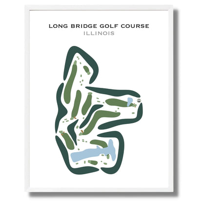 Long Bridge Golf Course, Illinois - Printed Golf Courses