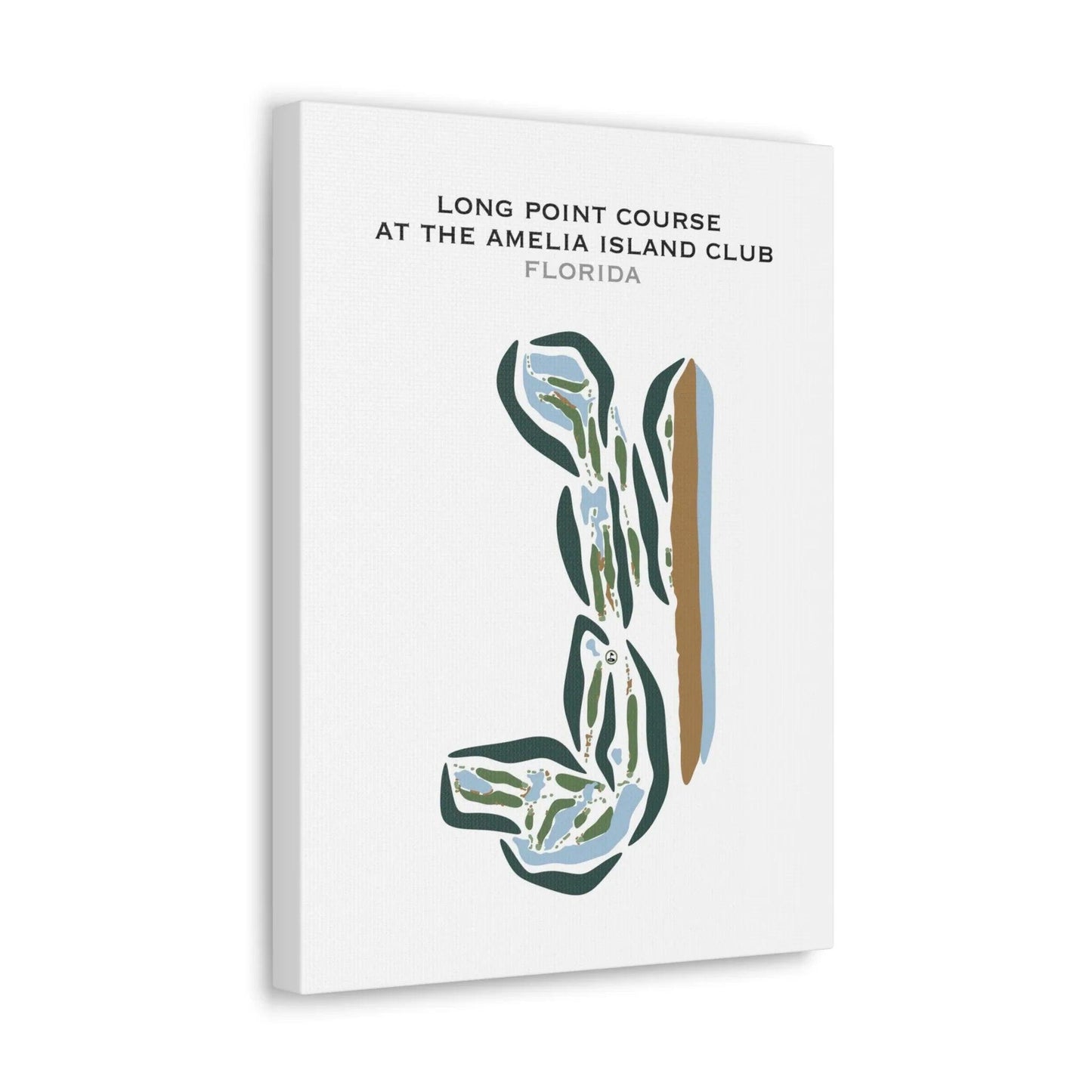 Long Point At The Amelia Island Club, Florida - Printed Golf Courses