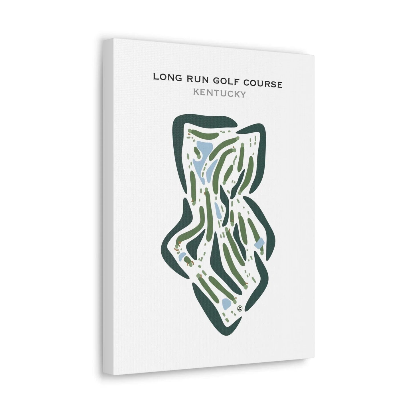 Long Run Golf Course, Kentucky - Printed Golf Courses