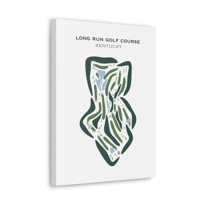 Long Run Golf Course, Kentucky - Printed Golf Courses