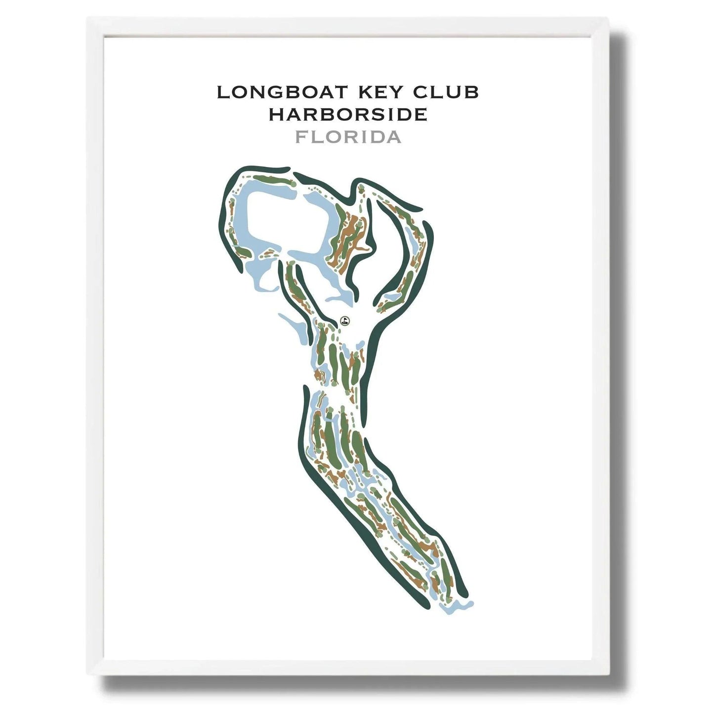 Longboat Key Club, Harbourside, Florida - Printed Golf Courses