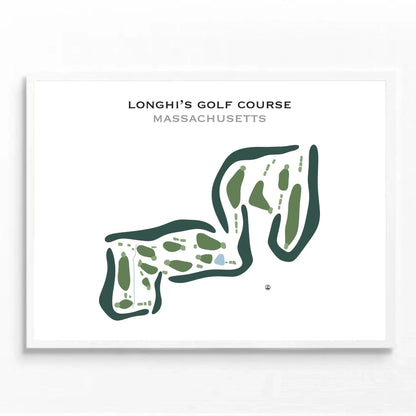Longhi's Golf Course, Massachusetts - Printed Golf Courses