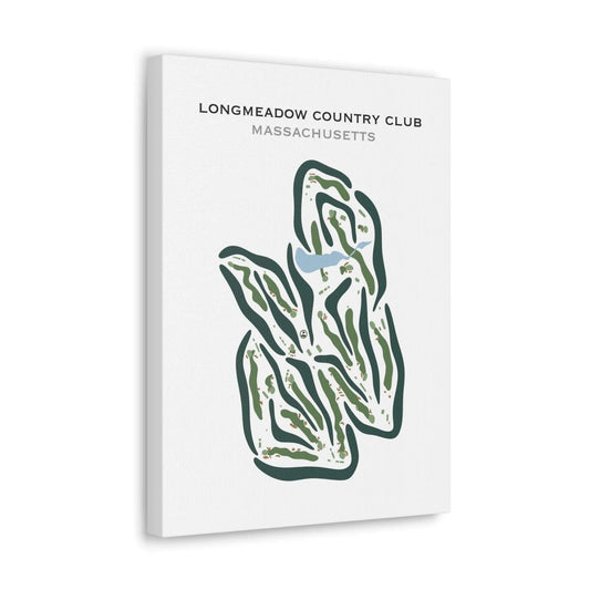 Longmeadow Country Club, Massachusetts - Printed Golf Courses