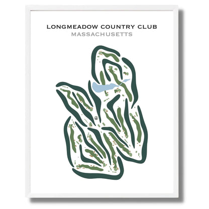 Longmeadow Country Club, Massachusetts - Printed Golf Courses