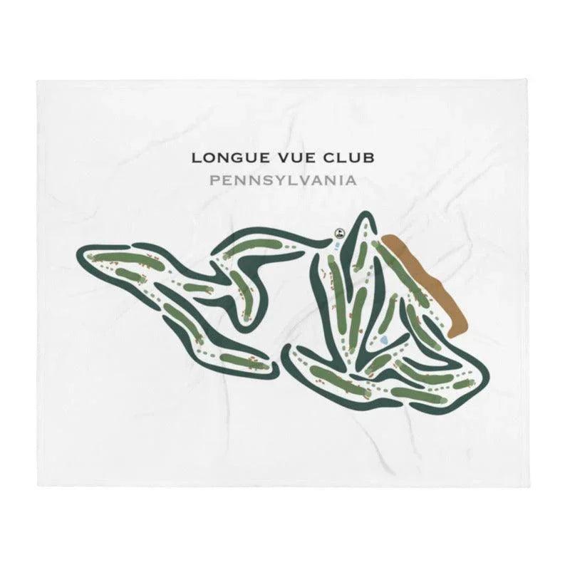Longue Vue Club, Pennsylvania - Printed Golf Courses