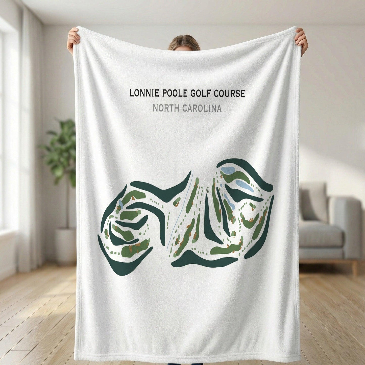 Lonnie Poole Golf Course, North Carolina - Printed Golf Courses