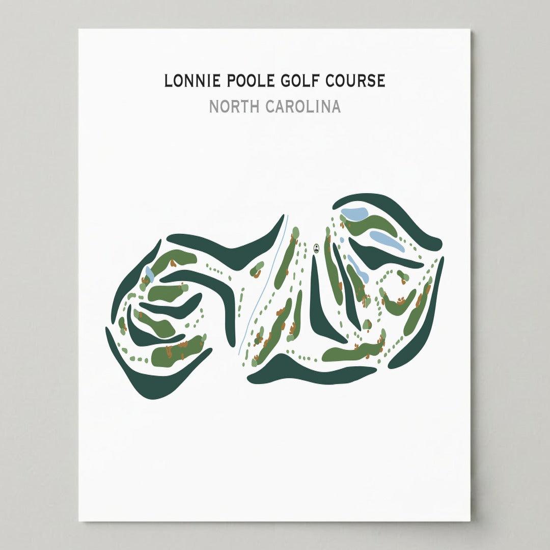 Lonnie Poole Golf Course, North Carolina - Printed Golf Courses