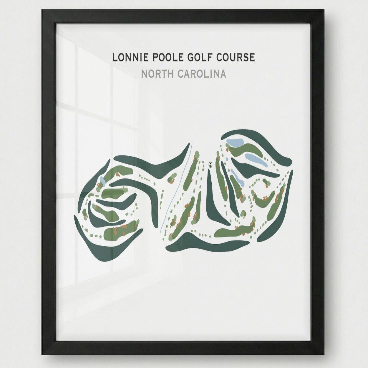 Lonnie Poole Golf Course, North Carolina - Printed Golf Courses