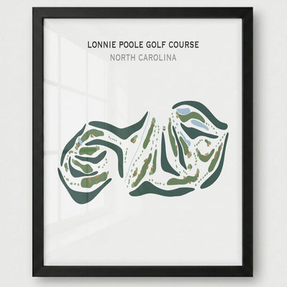 Lonnie Poole Golf Course, North Carolina - Printed Golf Courses