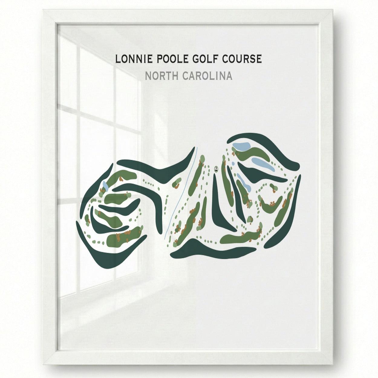 Lonnie Poole Golf Course, North Carolina - Printed Golf Courses