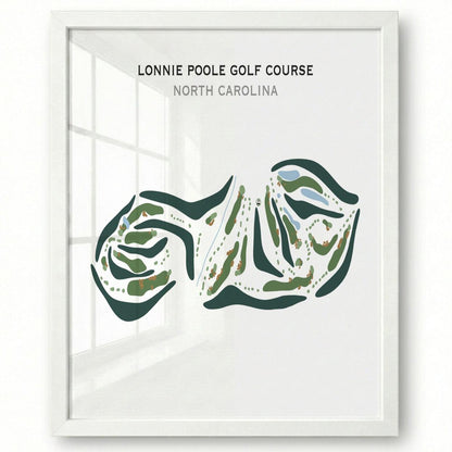 Lonnie Poole Golf Course, North Carolina - Printed Golf Courses